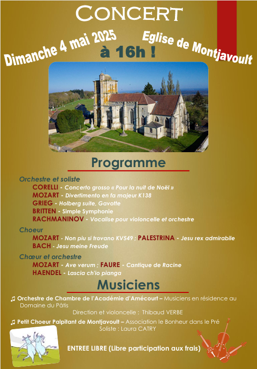 Concert du 4 mai 2025